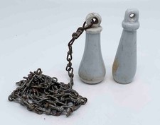 Klokettengriff 2er Set Antik