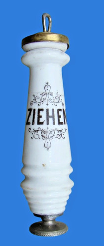 Antiker zuggriff porzellan - antiker, wc-zuggriff