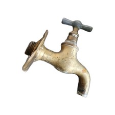 Wasserhahn Antik Messing (3